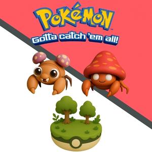 Pokemon Paras evolution pack x 3 units