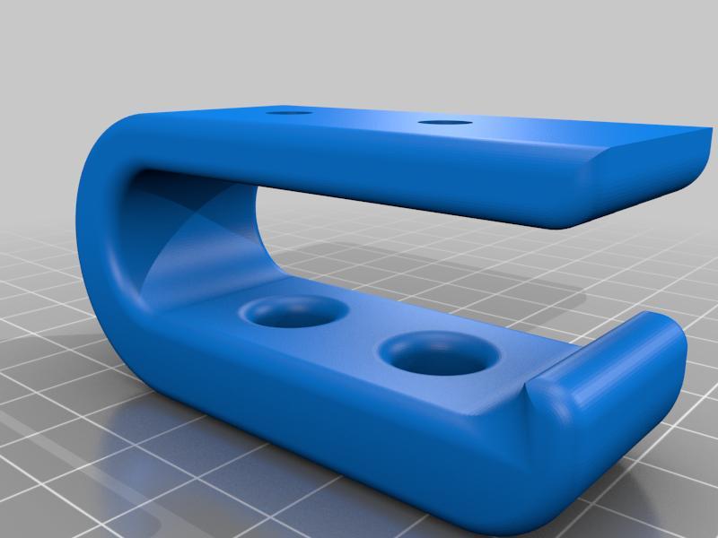 Headphone under desk mount for AKG K712