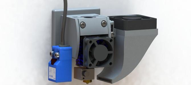 TronXY X3A E3D cooler with autolevel