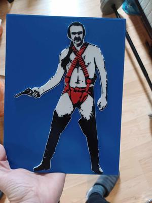 Sean Connery Zardoz Novelty 3d Plaque