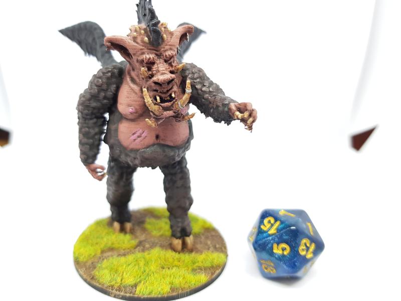 Nalfeshnee for 28mm Tabletop Roleplaying