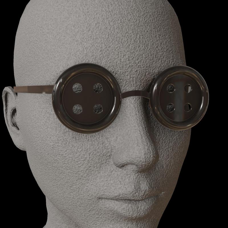 Coraline  Button glasses cosplay