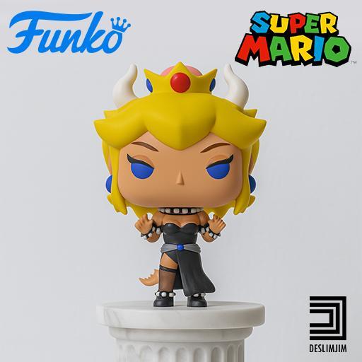 BOWSETTE PRINCESS PEACH MOD 2 MARIO BROS FUNKO POP TOYART
