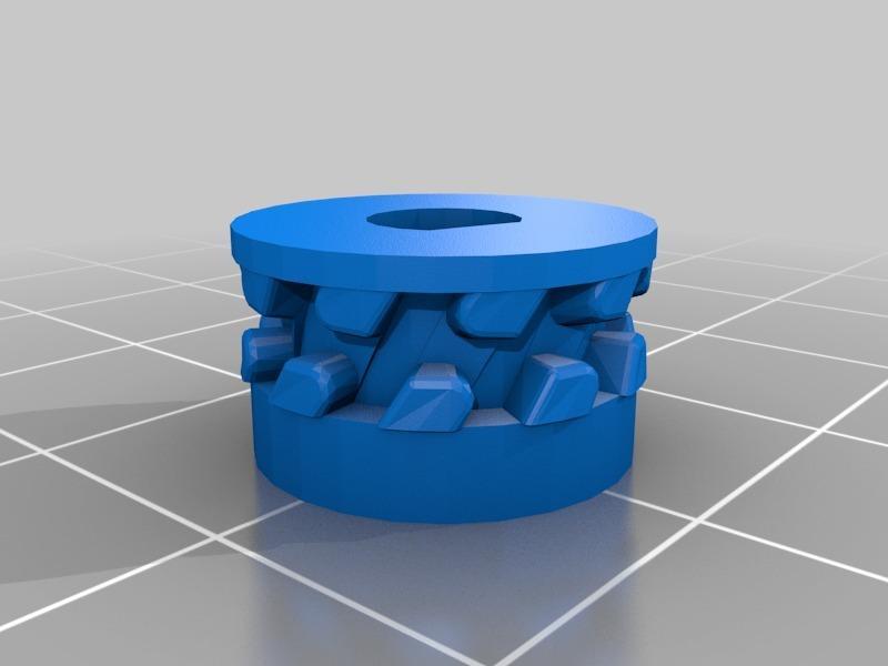 Synchromesh Cable drive pulley, forced motor shaft fit