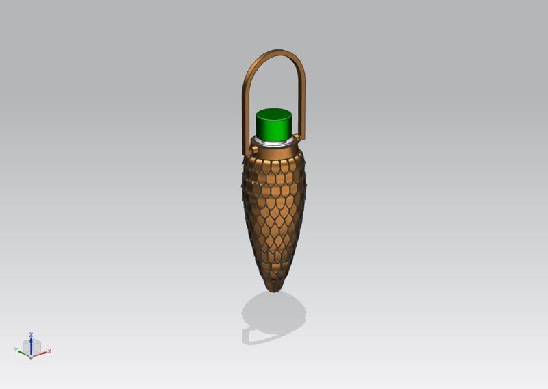 GEOCACHING pine cone hiding place