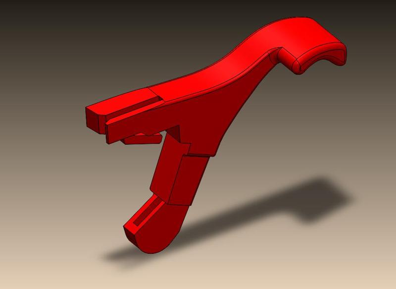 Seat removal handle for Citroen C8, Fiat Ulysse, Peugeot 807, Lancia Pehdra