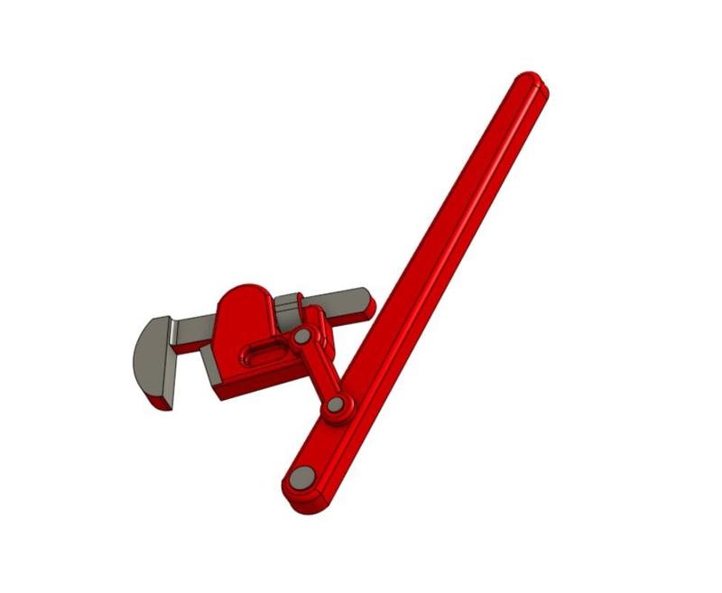 COMPOUND LEVERAGE WRENCH CHRISTMAS ORNAMENT