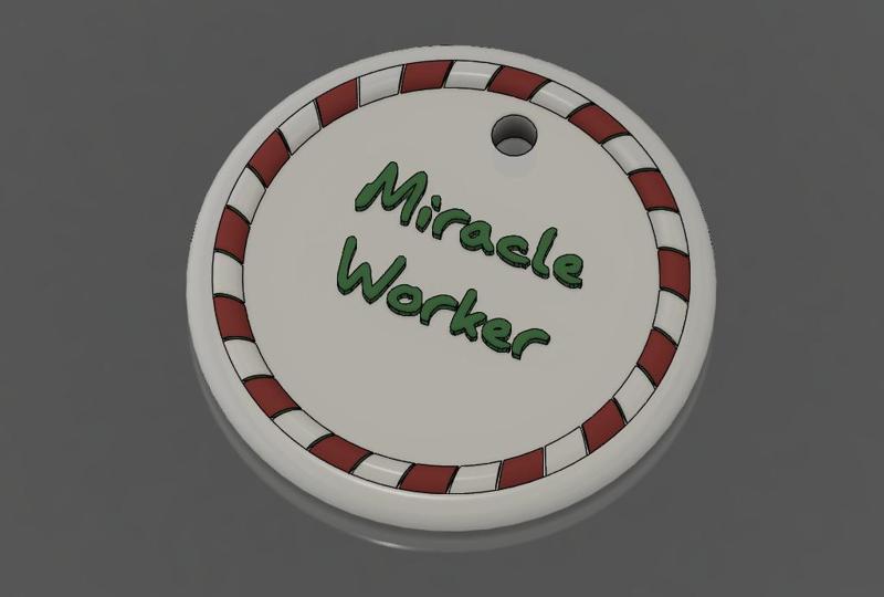 Miracle Worker Ornament