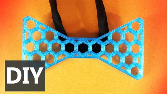 Corbata de moño panal - Honey comb Bow tie