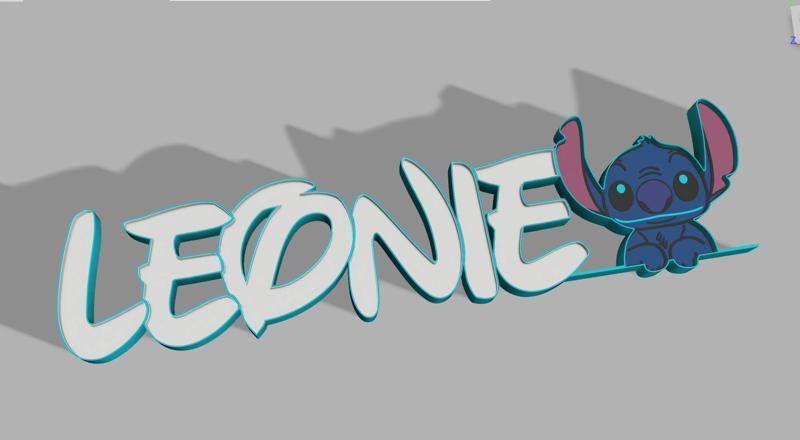Name LEONIE (Stitch)