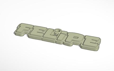 felipe keyring name key ring