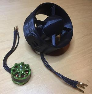 Mini Thruster using Multistar 1704 Brushless motor