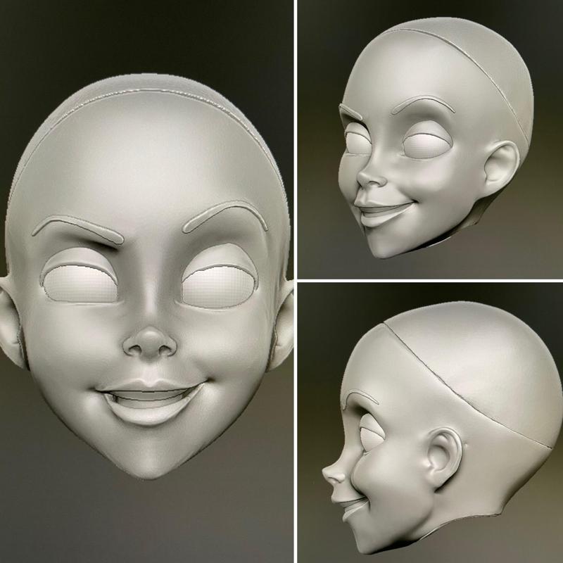Vanessa doll head
