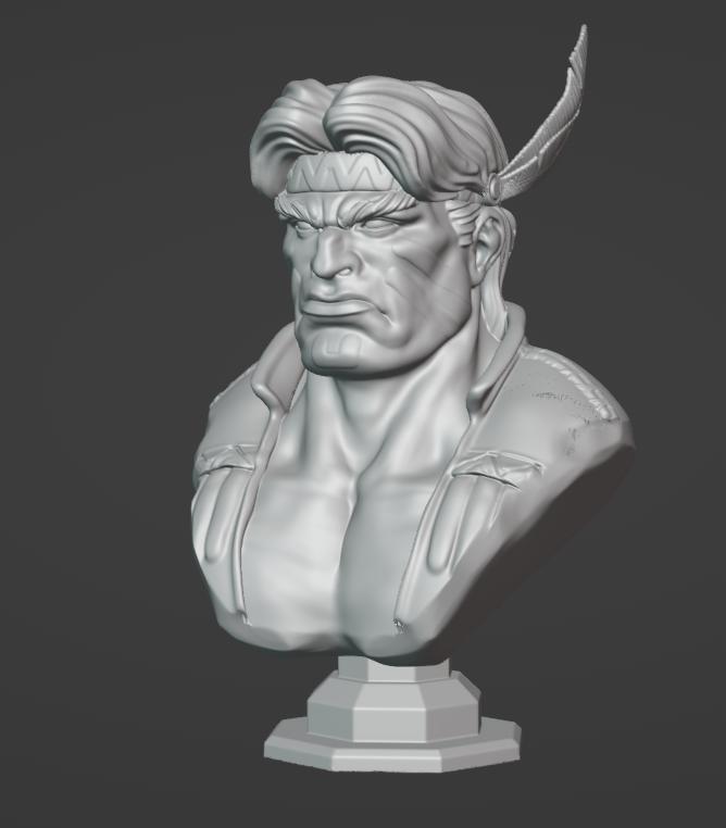 Thunder Hawk Street Fighter Bust