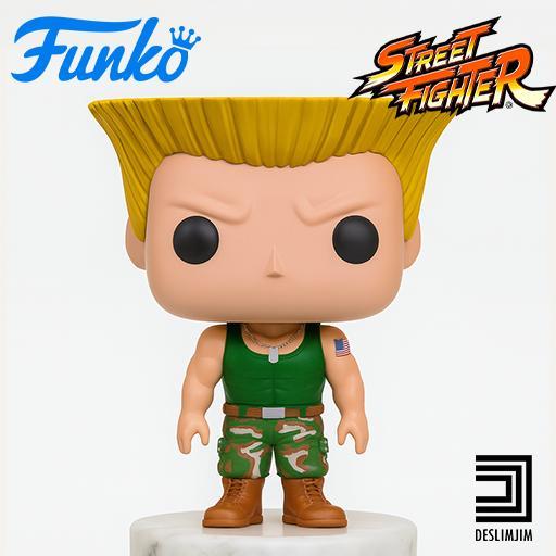 GUILE STREET FIGHTER FUNKO POP TOYART