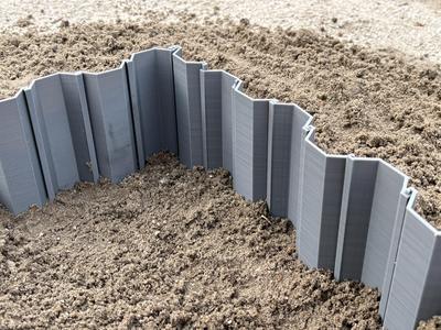 Interlocking Sheet Piles (Including corner piece) 1:14 Scale
