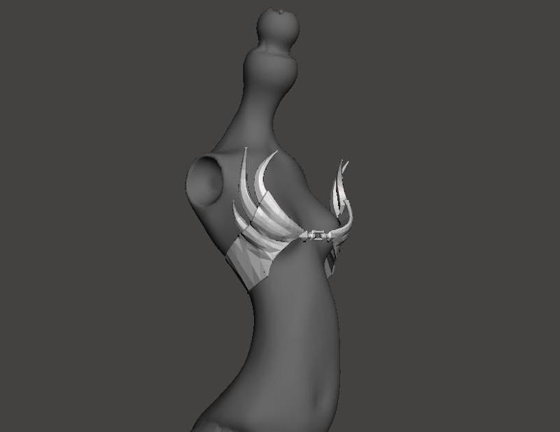 Armor top for bull, taurus for Monster High dolls