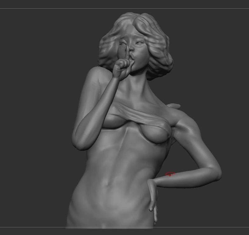 liu xue Chicken Hybrid anamorphic Woman Sculpture Statue