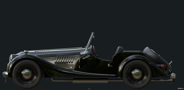 Sports Car Morris - Ready to Print