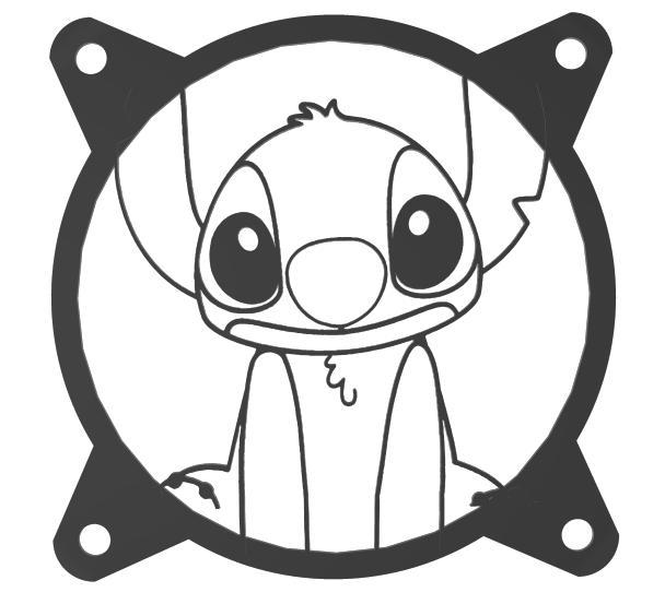 Stitch Fan Grid 120mm