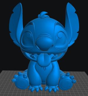 Cute Stitch with tongue out