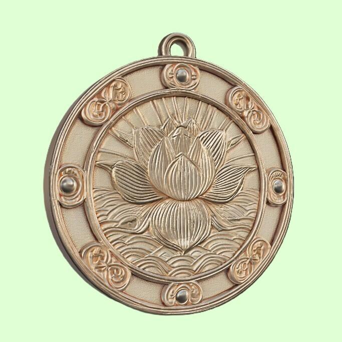 Sacred Lotus Pendant