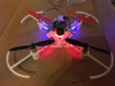 Super Charged H8 Mini with 720 motors, camera bay and guard