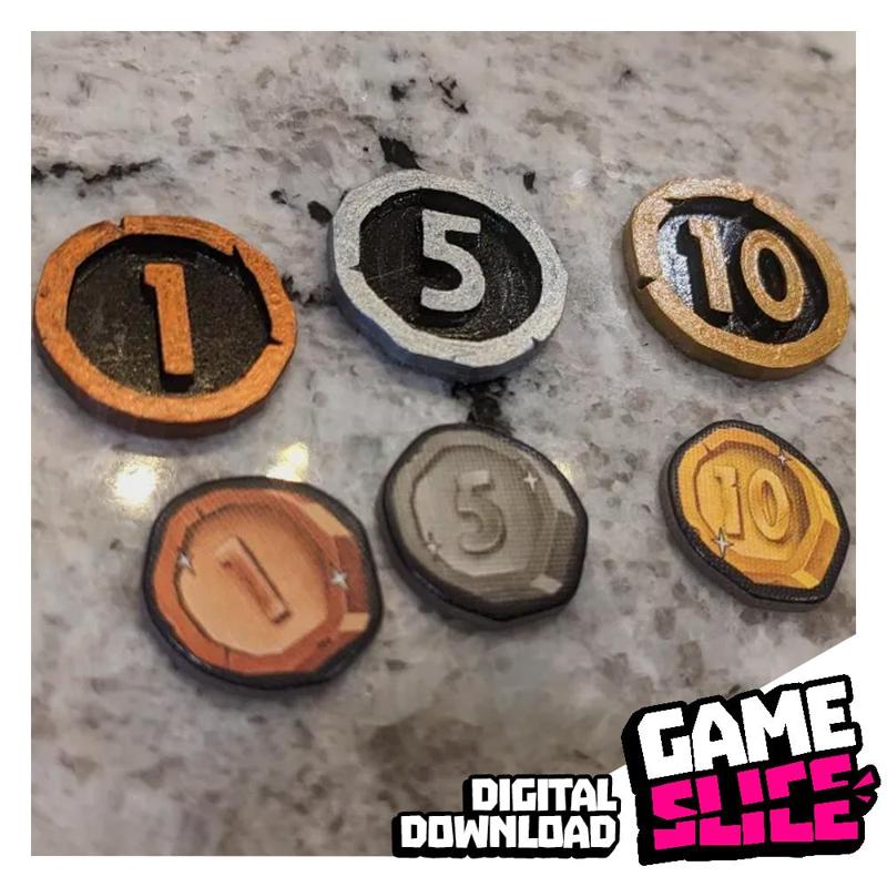 Townsfolk Tussle Coins + "Sherif" Badge