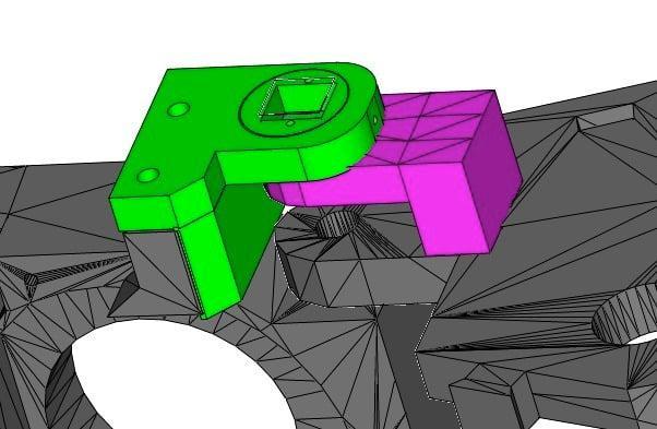 InMoov Shoulder Square Pot Holder 