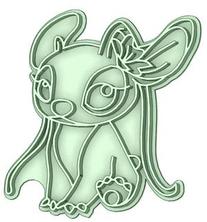 Angel Stitch whole cookie cutter