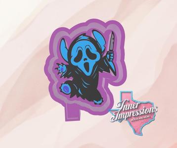 Stitch Scream Freshie Mold Housing