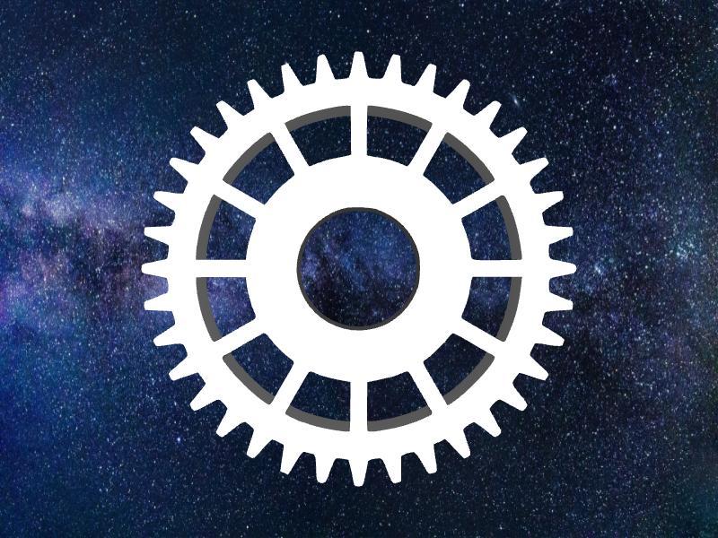 Mechanical Gear 16 - Part for engines, clocks, robots, electric motors, bicycles, trains for 3D Printing