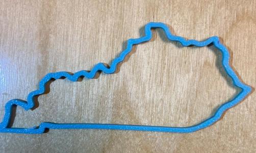 Kentucky state outline 