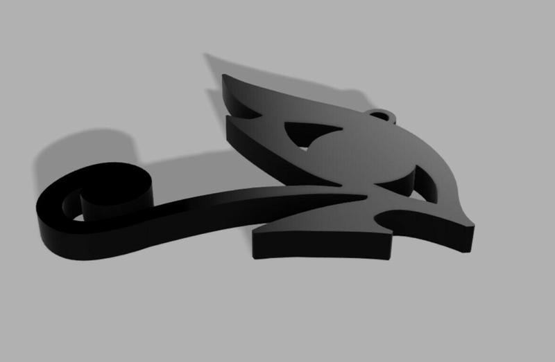 Pharah Horus Tattoo Keychain