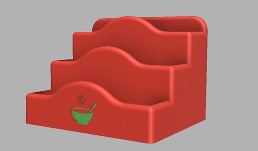 Organizador de pastillas de caldo / Bouillon Cube Organizer