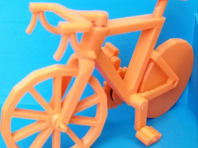 Fifteen-sided wheel bicycle