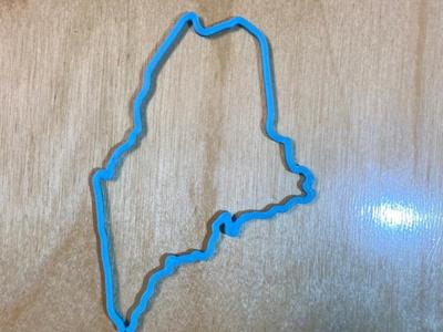 Maine state outline