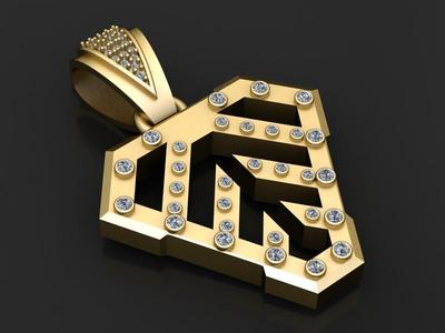 GOLD LOCKET PENDANT 3D PRINTABLE MODEL