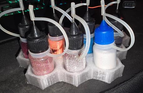Nail polish glitter bottle organizer