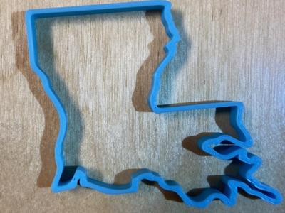 Louisiana state outline