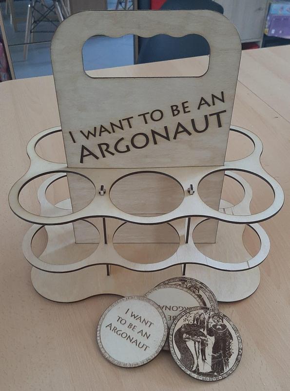 6 Beer Holder // 3mm Plywood // Laser, 3D or CNC