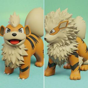 pokemon growlithe evolution pack