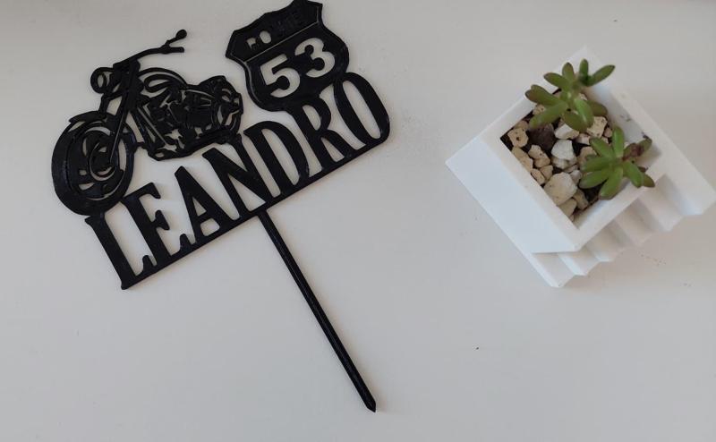 toppers cake motorcycle route 53 harley leandro