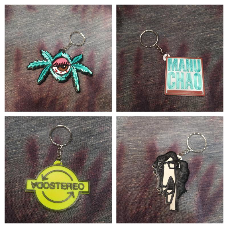 Rock en Español Key Rings