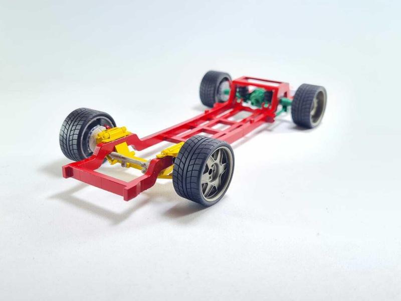 FRAME 69 FORD F100 SHORT BED  FOR 1/24 - 1/25 MODEL KIT.