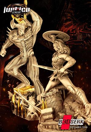 B3DSERK September Term: Steppenwolf Sculpture 1/6 ready for printing