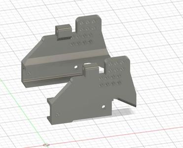 Variable Shock Tower / shock absorber bracket for TRX4