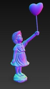 Girl with balloon - Girl with balloon