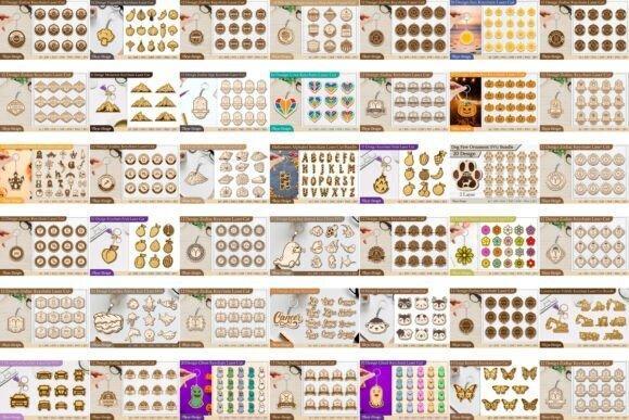 mega pack of key rings - 550 different designs