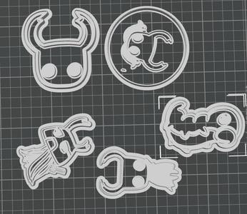 Hollow Knight cookie cutters